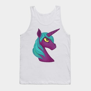 Purple Unicorn (Redrawn Version) Tank Top